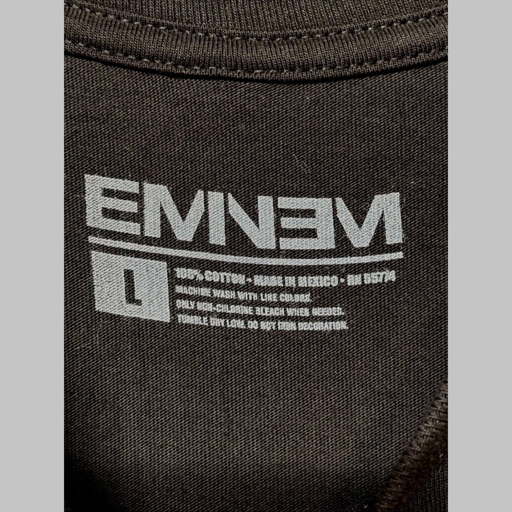 Eminem Slim Shady Graphic T-Shirt Mens L Black White Rap tee Marshall Mathers - Picture 3 of 4
